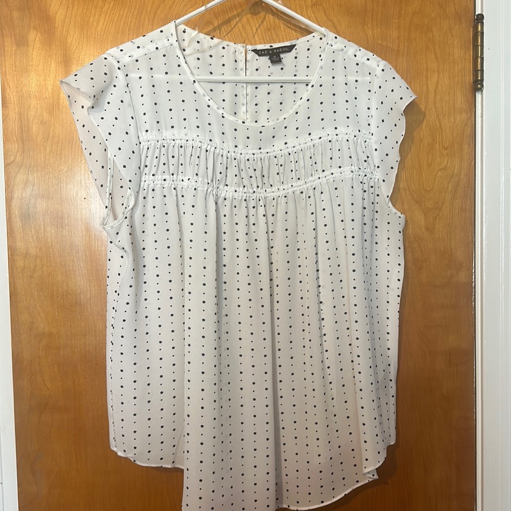 Cap sleeve blouse